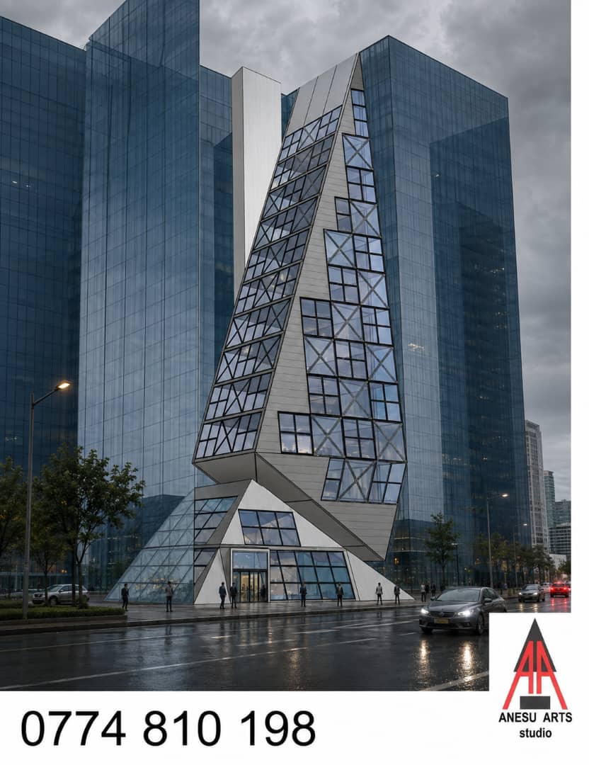 Angled high-rise tower concept